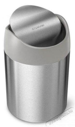 SimpleHuman CW2084 rozsdamentes mini asztali szemetes 1,5 literes - ezüst Háztartás / Otthon / Kültér - Lakásfelszerelés - Szemetes - 370370