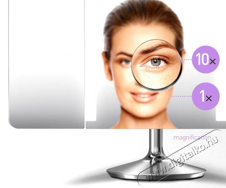 SimpleHuman ST3014 széleslátószögű, szenzoros megvilágítású smink tükör Szépségápolás / Egészség - Tükör - 310554