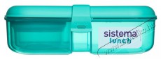 Sistema Háromrekeszes ételtároló doboz + joghurt tartó, 1,1 l, mentazöld Konyhai termékek - Edény - Ételtároló - 528056