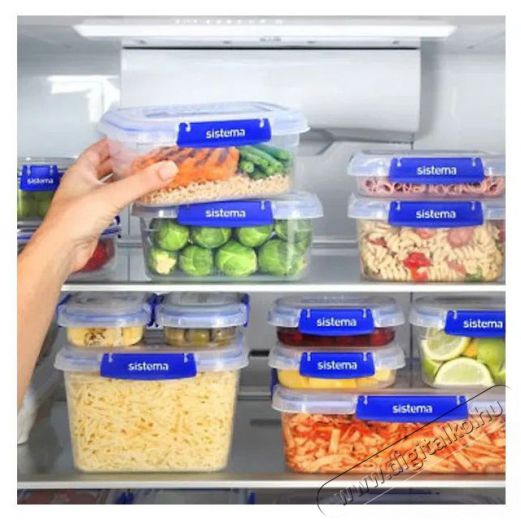 Sistema 2.2L Rectangle Klip It Plus (4) Konyhai termékek - Edény - Ételtároló - 530077