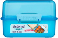 Sistema Kétrekeszes ételtároló doboz, 1,4 l, kék Konyhai termékek - Edény - Ételtároló - 530085
