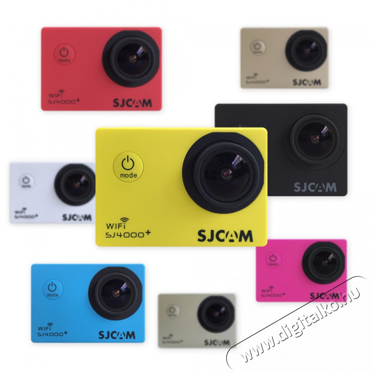 SJCAM SJ4000+ Plus FullHD sportkamera - kék Fényképezőgép / kamera - Sport kamera - 1080p Full HD felbontású - 307063
