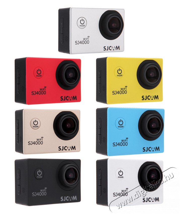 SJCAM SJ4000 WiFi FullHD sportkamera - fehér Fényképezőgép / kamera - Sport kamera - 1080p Full HD felbontású - 308634