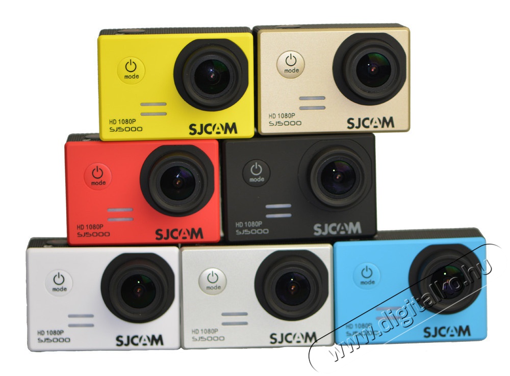 SJCAM SJ5000 FullHD sportkamera - sárga Fényképezőgép / kamera - Sport kamera - 1080p Full HD felbontású - 308639