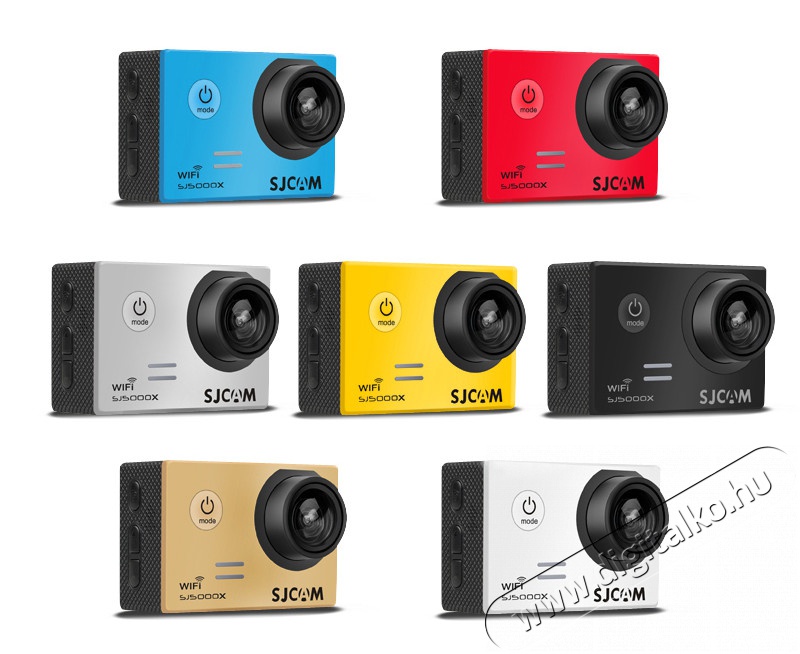 SJCAM SJ5000X Elite WiFi 1440p sportkamera - sárga Fényképezőgép / kamera - Sport kamera - 1080p Full HD felbontású - 307055