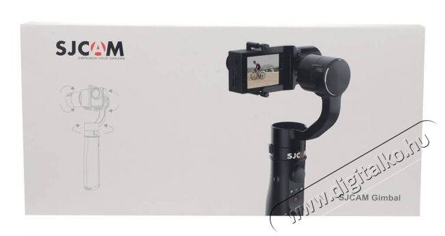 SJCAM SJ-GIMBAL 3 tengelyes elektronikus stabilizátor sportkamerákhoz Fotó-Videó kiegészítők - Állvány - Kamera stabilizátor - 338488