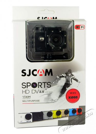 SJCAM X1000 WiFi FullHD sportkamera - fekete Fényképezőgép / kamera - Sport kamera - 1080p Full HD felbontású - 303897