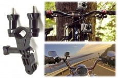 SJ/GP 01 biciklis kormányrögzítő konzol sportkamerához Fényképezőgép / kamera - Sport kamera tartozékok - Rögzítő / adapter - 303753