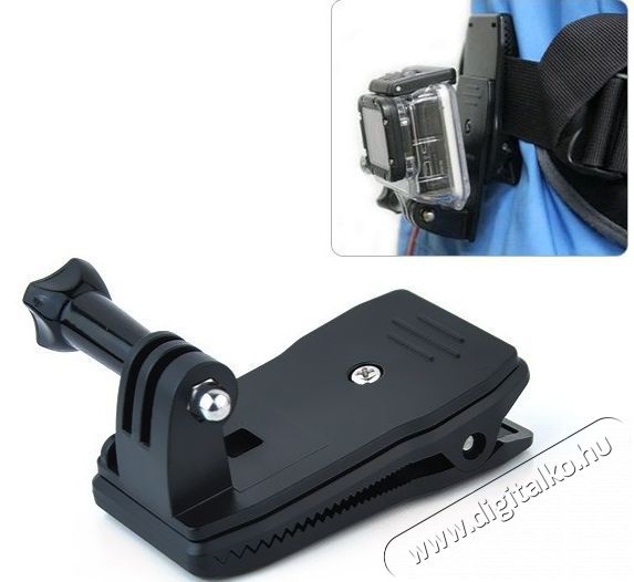 SJ/GP 108 közepes méretű rögzítőcsipesz, rögzítő konzollal sportkamerához Fényképezőgép / kamera - Sport kamera tartozékok - Rögzítő / adapter - 303769
