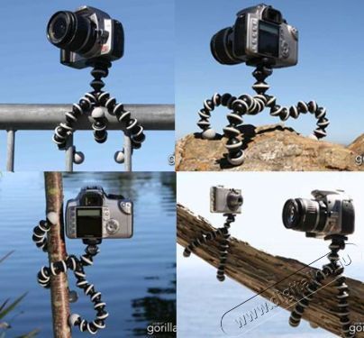 SJ/GP 116 kisméretű, flexibilisen állítható gömbcsuklós állvány sportkamerához Fényképezőgép / kamera - Sport kamera tartozékok - Állvány / monopod - 303775