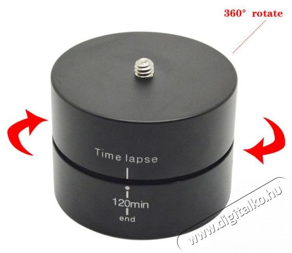 SJ/GP 121/B time-lapse konzol, 2 &oacute;r&aacute;s k&ouml;rbefordul&aacute;ssal, f&eacute;nyk&eacute;pezőg&eacute;phez (3,5 kg-ig), sportkamer&aacute;hoz F&eacute;nyk&eacute;pezőg&eacute;p / kamera - Sport kamera tartoz&eacute;kok - &Aacute;llv&aacute;ny / monopod - 303777