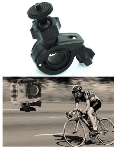 SJ/GP 126 biciklis konzol kormányrúdra, gömbcsuklós konzollal sporkamerához Fényképezőgép / kamera - Sport kamera tartozékok - Rögzítő / adapter - 303751