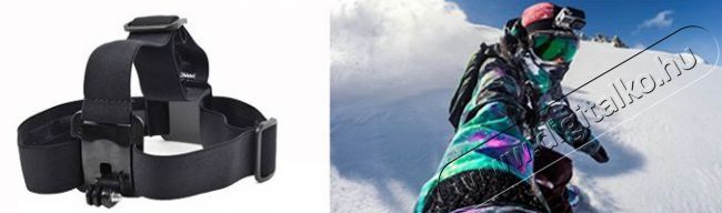 SJ/GP 24 elasztikus fejheveder csúszásgátló felülettel Fényképezőgép / kamera - Sport kamera tartozékok - Rögzítő / adapter - 303810