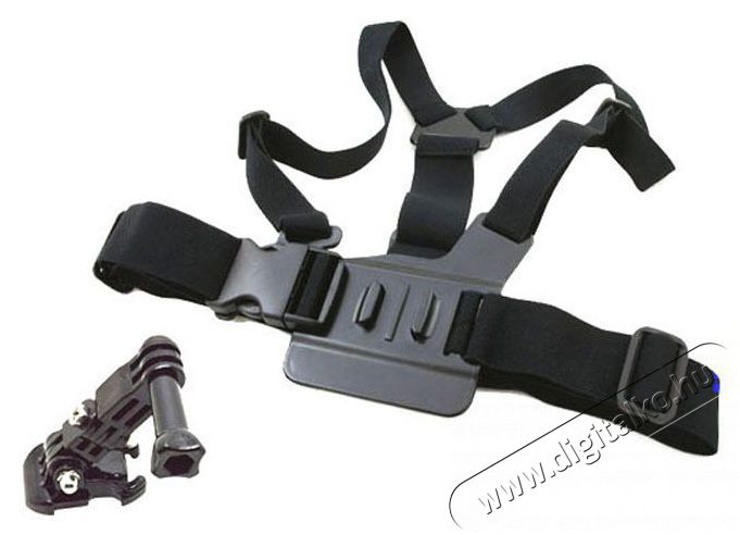 SJ/GP SJ/GP-28 mellheveder felszerelő konzollal sportkamerához, A típus (SJCAM, GoPro) Fényképezőgép / kamera - Sport kamera tartozékok - Rögzítő / adapter - 303813