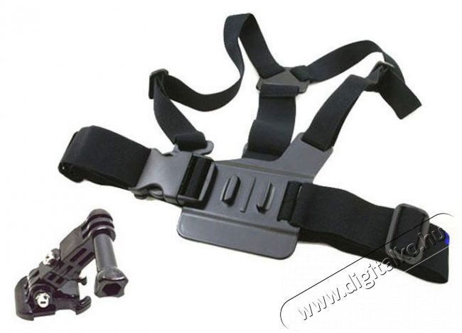 SJ/GP SJ/GP-28 mellheveder felszerelő konzollal sportkamerához, A típus (SJCAM, GoPro) Fényképezőgép / kamera - Sport kamera tartozékok - Rögzítő / adapter - 303813