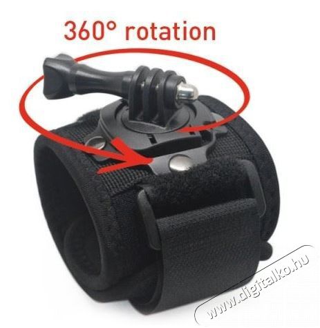 SJ/GP 90 elasztikus csuklóheveder 360 fokban forgatható Fényképezőgép / kamera - Sport kamera tartozékok - Rögzítő / adapter - 303843