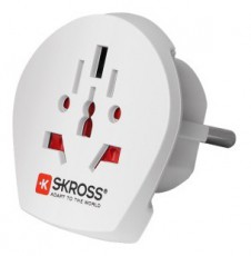 Skross WORLDTOEU 1.500211-E EU adapter csatlakozóaljzat Háztartás / Otthon / Kültér - Világítás / elektromosság - Hálózati elosztó / hosszabbító / adapter - 387680