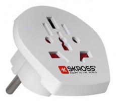 Skross WORLDTOEU 1.500211-E EU adapter csatlakozóaljzat Háztartás / Otthon / Kültér - Világítás / elektromosság - Hálózati elosztó / hosszabbító / adapter - 387680