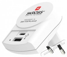 Skross A és C típusú bemenettel USB töltő Iroda és számítástechnika - Egyéb számítástechnikai termék - 387764