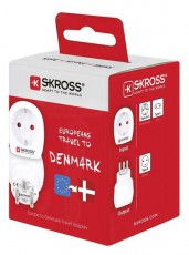 Skross csatlakozó átalakító Dániába utazóknak Tv kiegészítők - Kábel / csatlakozó - Csatlakozó / elosztó / átalakító - 411416