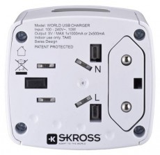 Skross WORLD USB töltő Mobil / Kommunikáció / Smart - Mobiltelefon kiegészítő / tok - Kábel / átalakító - 411648
