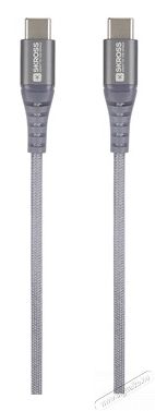 Skross USBC-TO-USBC-200-STEEL 2m Type-C/Type-C adat- és töltőkábel Mobil / Kommunikáció / Smart - Mobiltelefon kiegészítő / tok - Kábel / átalakító - 455088