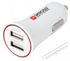Skross duál autós USB töltő 2 Mobil / Kommunikáció / Smart - Mobiltelefon kiegészítő / tok - Kábel / átalakító - 455086