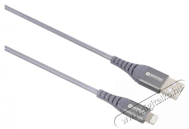 Skross USB-TO-LIGHT-200 2m USB/Lightning adat- és töltőkábel Mobil / Kommunikáció / Smart - Mobiltelefon kiegészítő / tok - Kábel / átalakító - 455098
