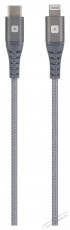 Skross USBC-TO-LIGHT-120-STEEL-1 1,2m Type-C/Lightning adat- és töltőkábel Mobil / Kommunikáció / Smart - Mobiltelefon kiegészítő / tok - Kábel / átalakító - 455087