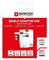 Skross 1.302473 UTAZÓ ADAPTER Tv kiegészítők - Fali tartó / konzol - Kiegészítő / adapter - 496629