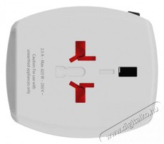 Skross MUVUSB-4XA 4xUSB töltő bemenettel világutazó adapter Háztartás / Otthon / Kültér - Világítás / elektromosság - Hálózati elosztó / hosszabbító / adapter - 455109