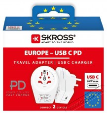 Skross 1.500290 Utazó Adapter Tv kiegészítők - Fali tartó / konzol - Kiegészítő / adapter - 496630