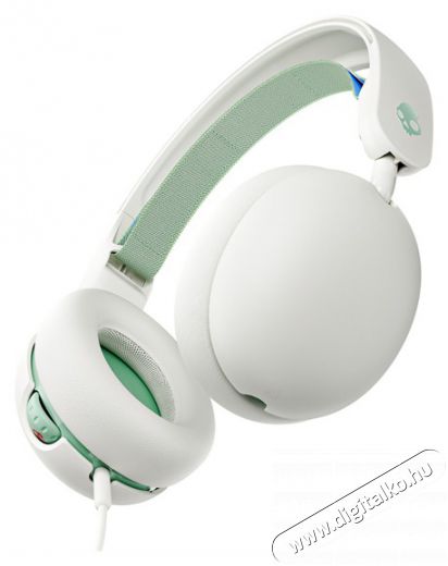 Skullcandy S6KAY-R952 Grom csontfehér vezetékes mikrofonos gyerek fejhallgató Audio-Video / Hifi / Multimédia - Fül és Fejhallgatók - Fejhallgató - 508341