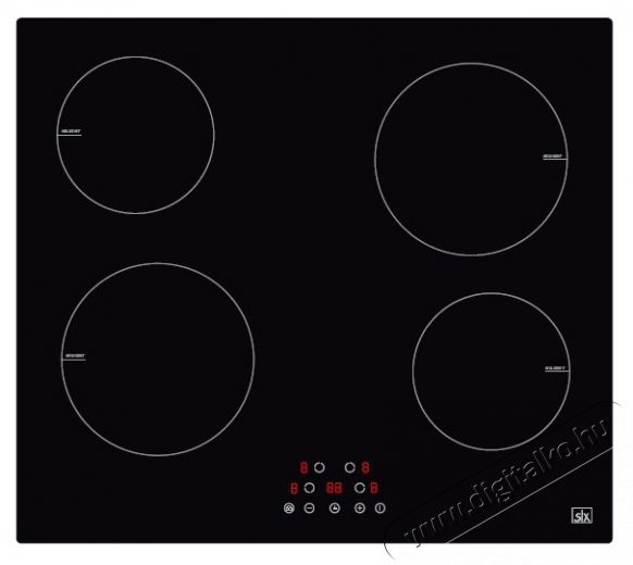 SLX 5VF-4S kerámia főzőlap Konyhai termékek - Sütő-főzőlap, tűzhely (beépíthető) - Indukciós főzőlap (beépíthető) - 526731