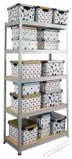 SmartStorage 954575 f&eacute;m polc, 180 x 75 x 40 cm, 5 MDF polc, 100 kg / polc H&aacute;ztart&aacute;s / Otthon / K&uuml;lt&eacute;r - Egy&eacute;b h&aacute;ztart&aacute;si term&eacute;k - 535725