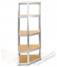 SmartStorage f&eacute;m sarokpolc 180x90x90x40cm 5 db MDF polc H&aacute;ztart&aacute;s / Otthon / K&uuml;lt&eacute;r - Egy&eacute;b h&aacute;ztart&aacute;si term&eacute;k - 535724