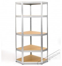 SmartStorage f&eacute;m sarokpolc 180x90x90x40cm 5 db MDF polc - H&aacute;ztart&aacute;s / Otthon / K&uuml;lt&eacute;r - Egy&eacute;b h&aacute;ztart&aacute;si term&eacute;k - 535724