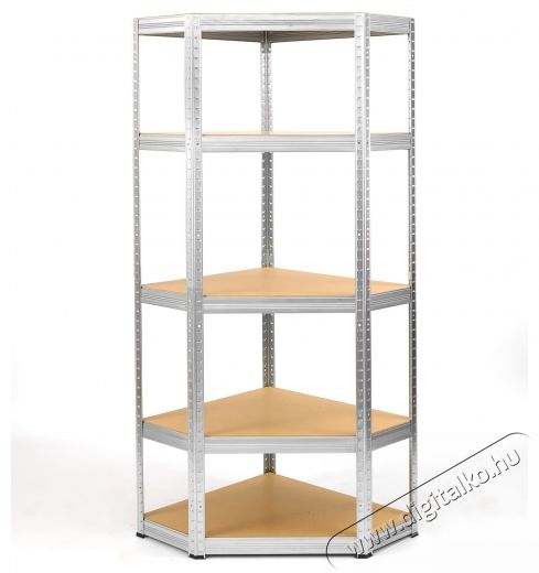 SmartStorage f&eacute;m sarokpolc 180x90x90x40cm 5 db MDF polc H&aacute;ztart&aacute;s / Otthon / K&uuml;lt&eacute;r - Egy&eacute;b h&aacute;ztart&aacute;si term&eacute;k - 535724