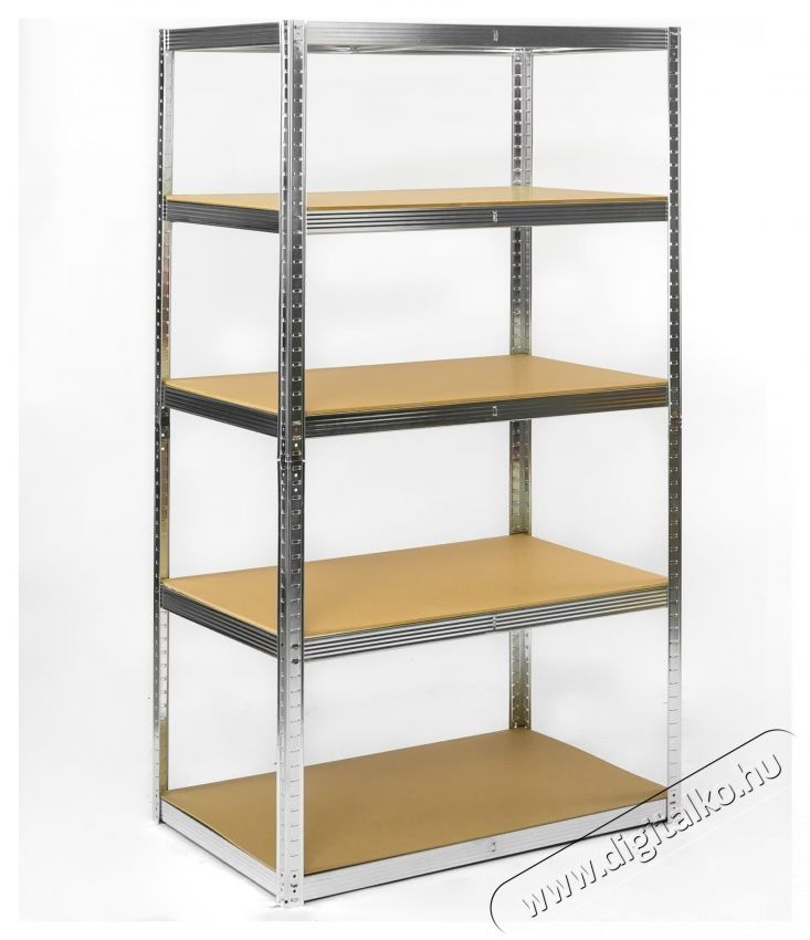 SmartStorage f&eacute;mpolc 180x100x60cm 5 db MDF polc, 250kg/polc H&aacute;ztart&aacute;s / Otthon / K&uuml;lt&eacute;r - Szersz&aacute;m - Kieg&eacute;sz&iacute;tő, tartoz&eacute;k - 535716