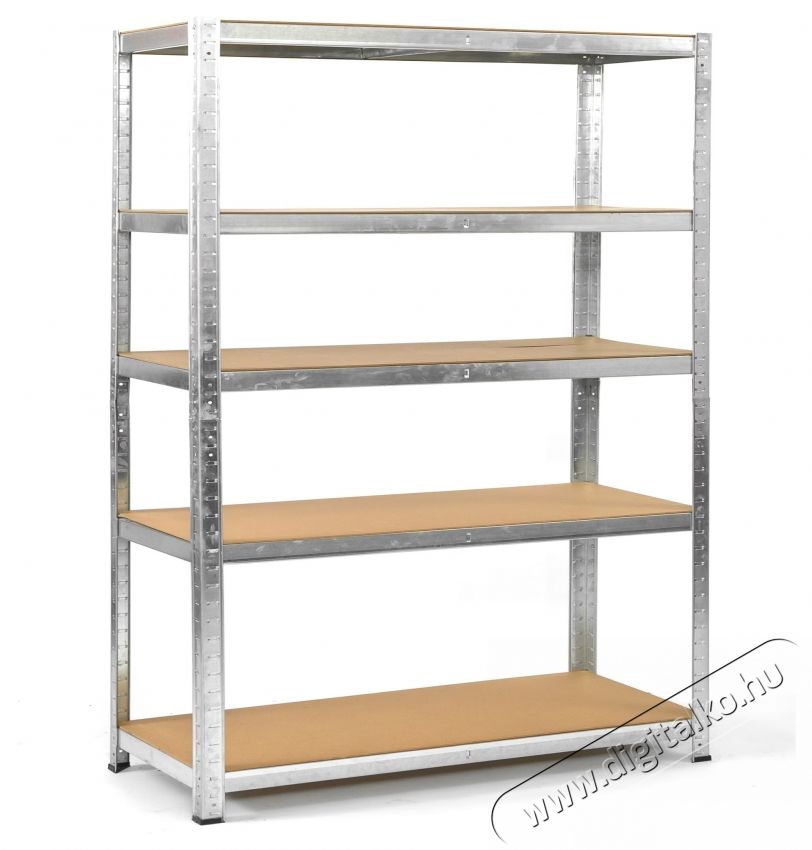 SmartStorage f&eacute;mpolc 180x120x50cm 5 db MDF polc, 175kg/polc H&aacute;ztart&aacute;s / Otthon / K&uuml;lt&eacute;r - Szersz&aacute;m - Kieg&eacute;sz&iacute;tő, tartoz&eacute;k - 535718