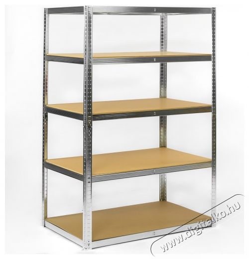 SmartStorage f&eacute;mpolc 180x120x60cm 5 db MDF polc, 250kg/polc H&aacute;ztart&aacute;s / Otthon / K&uuml;lt&eacute;r - Szersz&aacute;m - Kieg&eacute;sz&iacute;tő, tartoz&eacute;k - 535719