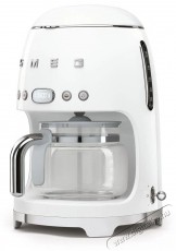 Smeg 50's Retro Style 1,4l 10 cs&eacute;sze, feh&eacute;r Konyhai term&eacute;kek - K&aacute;v&eacute;főző / k&aacute;v&eacute;&ouml;rlő / kieg&eacute;sz&iacute;tő - Filteres k&aacute;v&eacute;főző - 512862