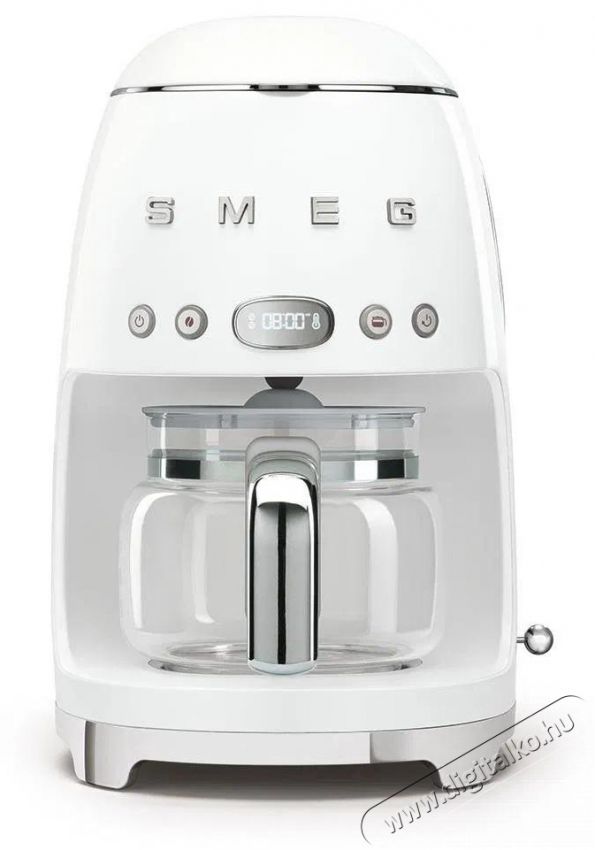 Smeg 50's Retro Style 1,4l 10 cs&eacute;sze, feh&eacute;r Konyhai term&eacute;kek - K&aacute;v&eacute;főző / k&aacute;v&eacute;&ouml;rlő / kieg&eacute;sz&iacute;tő - Filteres k&aacute;v&eacute;főző - 512862