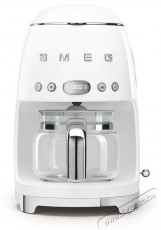 Smeg 50's Retro Style 1,4l 10 cs&eacute;sze, feh&eacute;r Konyhai term&eacute;kek - K&aacute;v&eacute;főző / k&aacute;v&eacute;&ouml;rlő / kieg&eacute;sz&iacute;tő - Filteres k&aacute;v&eacute;főző - 512862