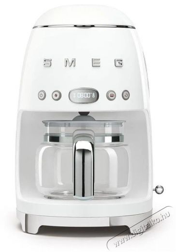 Smeg 50's Retro Style 1,4l 10 cs&eacute;sze, feh&eacute;r Konyhai term&eacute;kek - K&aacute;v&eacute;főző / k&aacute;v&eacute;&ouml;rlő / kieg&eacute;sz&iacute;tő - Filteres k&aacute;v&eacute;főző - 512862