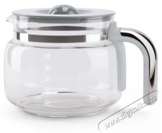 Smeg 50's Retro Style 1,4l 10 cs&eacute;sze, fekete Konyhai term&eacute;kek - K&aacute;v&eacute;főző / k&aacute;v&eacute;&ouml;rlő / kieg&eacute;sz&iacute;tő - Filteres k&aacute;v&eacute;főző - 512864