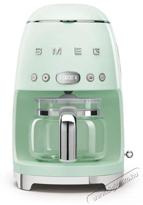 Smeg 50's Retro Style 1,4l 10 cs&eacute;sze, pasztellz&ouml;ld Konyhai term&eacute;kek - K&aacute;v&eacute;főző / k&aacute;v&eacute;&ouml;rlő / kieg&eacute;sz&iacute;tő - Filteres k&aacute;v&eacute;főző - 512863