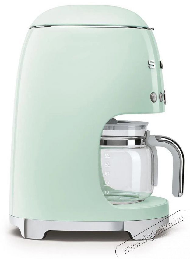 Smeg 50's Retro Style 1,4l 10 cs&eacute;sze, pasztellz&ouml;ld Konyhai term&eacute;kek - K&aacute;v&eacute;főző / k&aacute;v&eacute;&ouml;rlő / kieg&eacute;sz&iacute;tő - Filteres k&aacute;v&eacute;főző - 512863