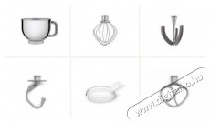 Smeg 50's Retro Style 4,8 l fekete, rozsdamentes ac&eacute;l talppal Konyhai term&eacute;kek - Konyhai kisg&eacute;p (elők&eacute;sz&iacute;t&eacute;s / feldolgoz&aacute;s) - Konyhai robotg&eacute;p - 512871