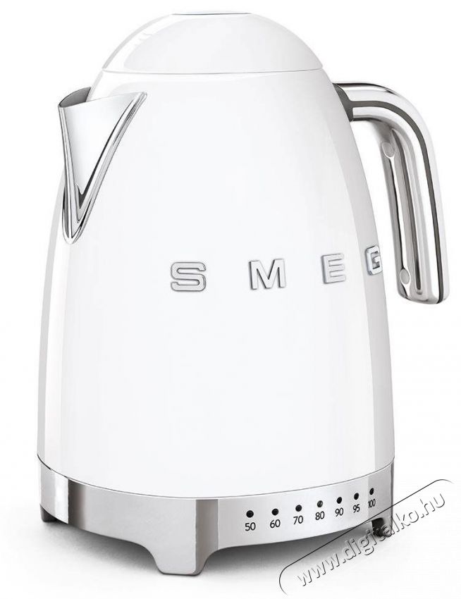 Smeg 50's Retro Style 1,7 l LED kijelző feh&eacute;r Konyhai term&eacute;kek - V&iacute;zforral&oacute; / teafőző - 513221
